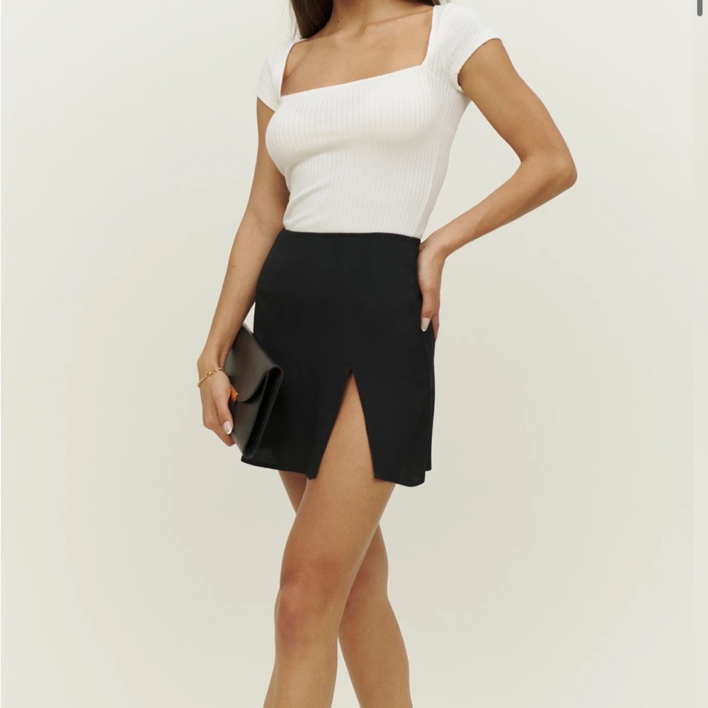 Reformation Margot Skirt Black